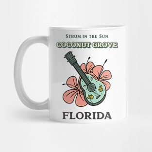 Strum in the Sun Coconut Grove Florida Mug